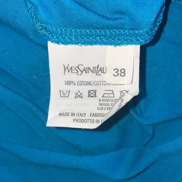 Rare blue YSL T-shirt Women - Picture 3 of 4